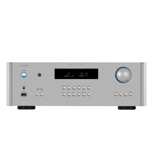 Rotel RA 1572 MK2 Integrated Amplifier Silver Front 240200