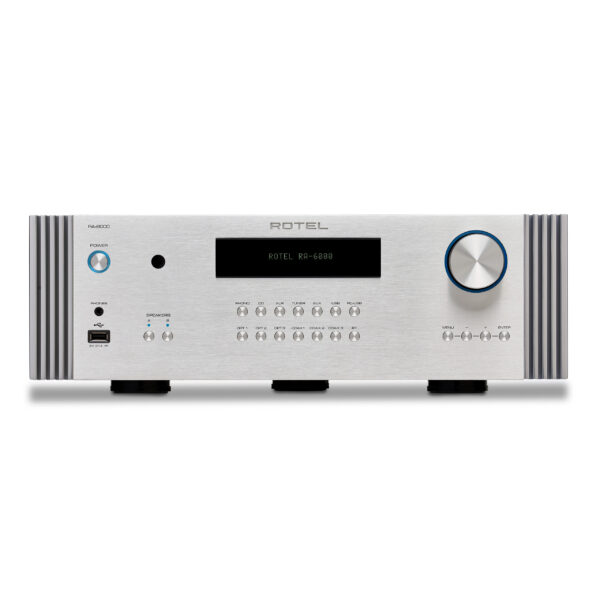 Rotel RA 6000 Integrated Amplifier Silver Front 240200