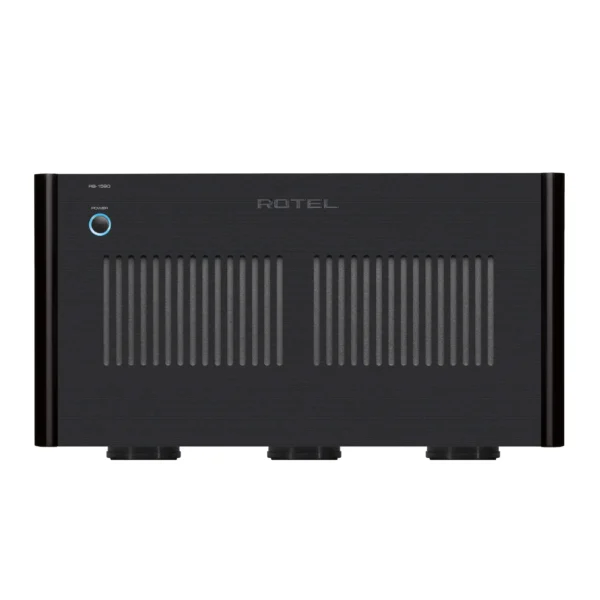Rotel RB 1590 Stereo Power Amplifier Black Front 240300