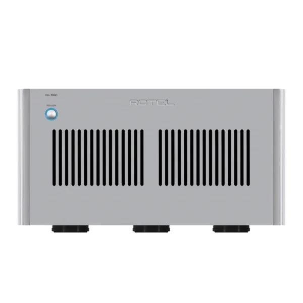 Rotel RB 1590 Stereo Power Amplifier Silver Front 240300