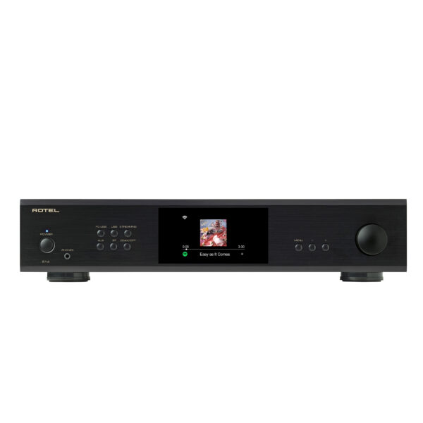 Rotel S14 Streaming Amplifier Black Front 240200